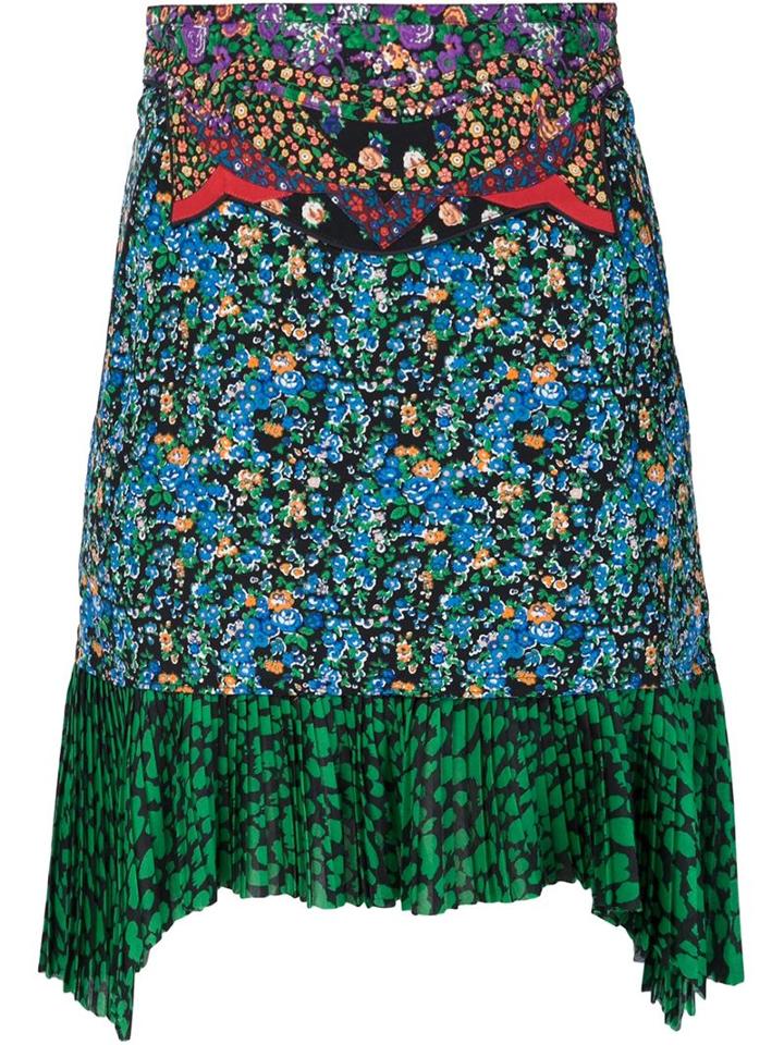 Coach Floral Appliqué Skirt