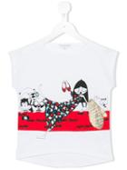 Little Marc Jacobs Printed T-shirt, Size: 10 Yrs, White