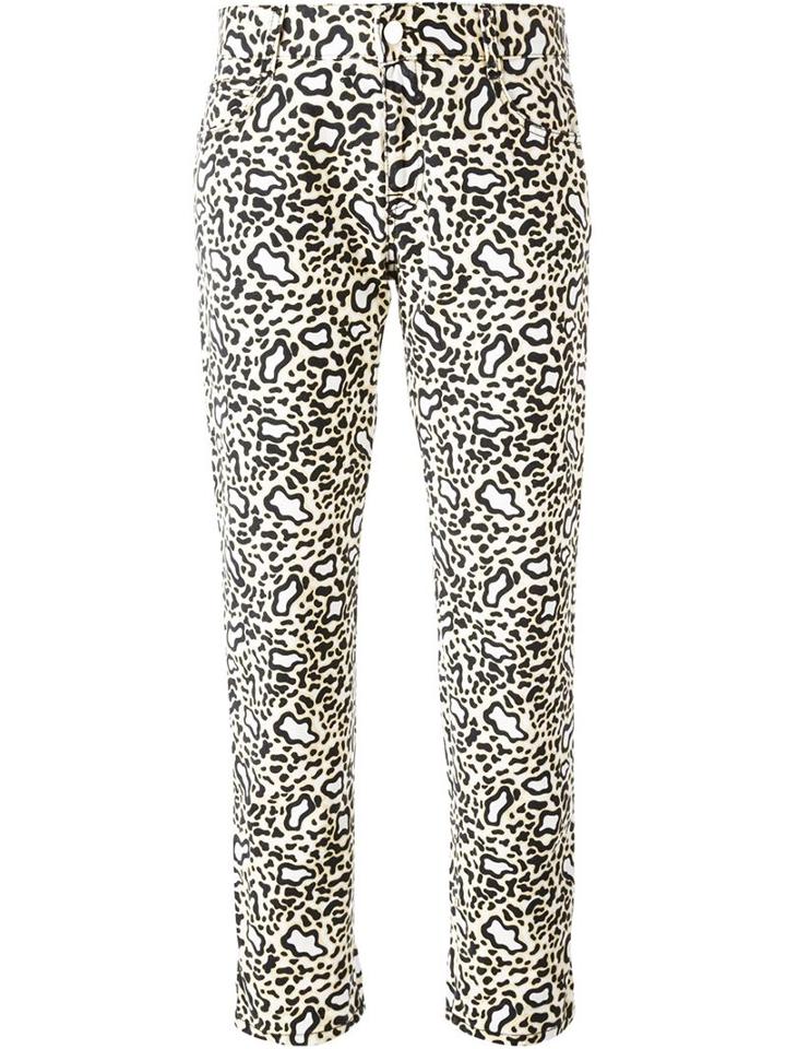 Stella Mccartney Leopard Jeans, Women's, Size: 29, Nude/neutrals, Cotton/spandex/elastane