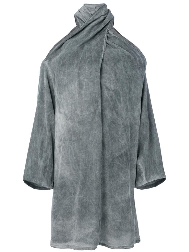 Lost & Found Rooms Shoulderless Dress - Grey