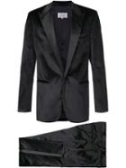 Maison Margiela Velvet Two Piece Suit, Men's, Size: 52, Black, Silk/cotton/viscose