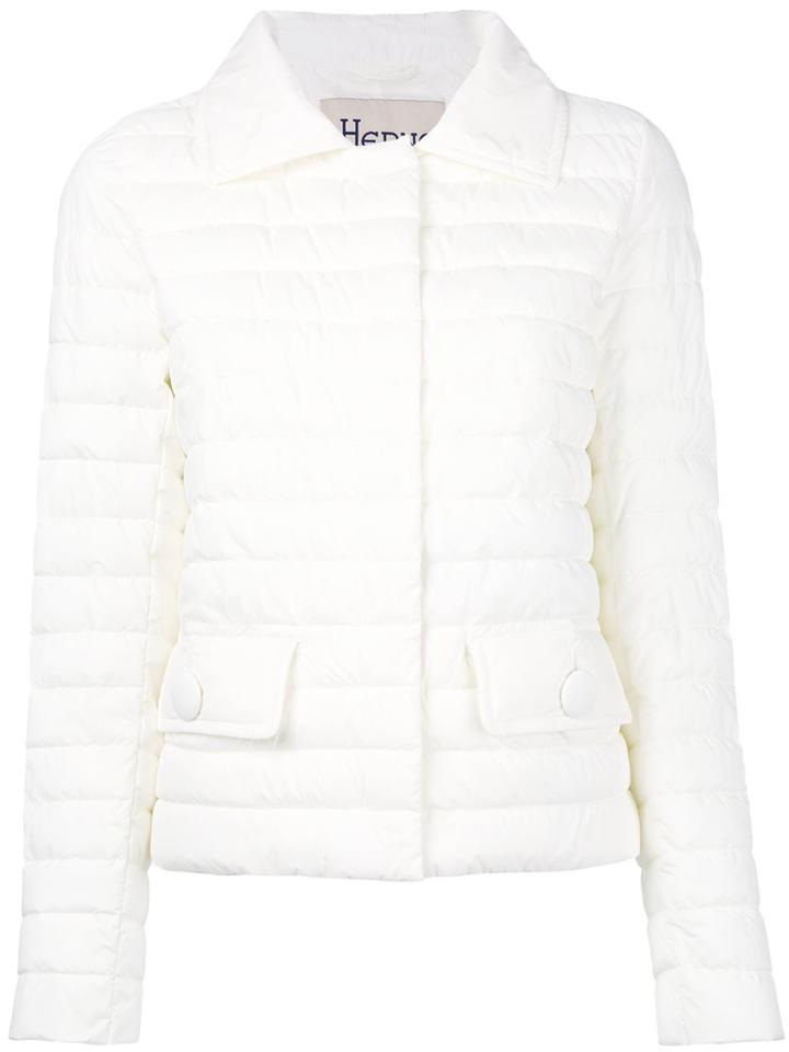 Herno - Padded Jacket - Women - Polyamide/polyester/polyurethane - 42, White, Polyamide/polyester/polyurethane