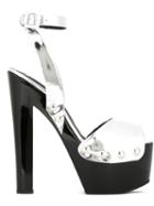 Giuseppe Zanotti Design Cher Platform Sandals, Women's, Size: 39, Grey, Leather