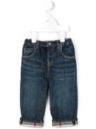 Burberry Kids - Elasticated Jeans - Kids - Cotton/spandex/elastane - 12 Mth, Blue
