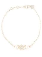 Shaun Leane Cherry Blossom Diamond Bracelet, Women's, Metallic, Sterling Silver/pearls/diamond