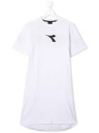 Diadora Junior Teen Logo Jersey Dress - White