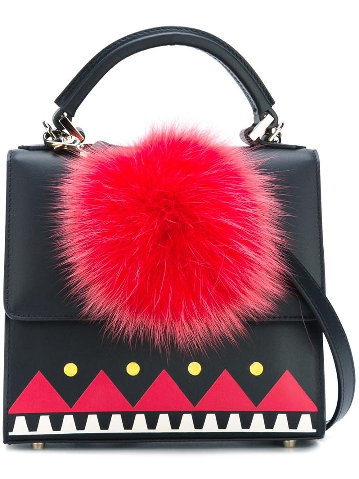 Les Petits Joueurs Mini 'alex Bunny' Bag, Women's, Black