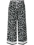 Miu Miu Monogram Signature Culottes - Black