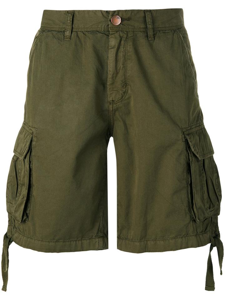Sun 68 - Cargo Shorts - Men - Cotton - 30, Green, Cotton