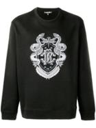 Roberto Cavalli Embroidered Sweatshirt - Black