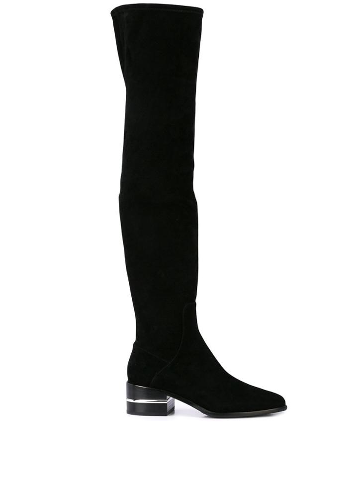 Paige Jacey Thigh High Boots - Black