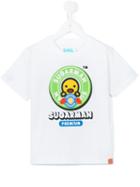 Sugarman Kids Man In Ring Print T-shirt, Boy's, Size: 7 Yrs, White