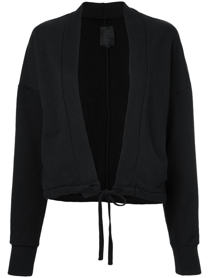 Thom Krom Tied Hem Jacket - Black