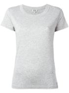 Kenzo Ribbed Round Neck T-shirt, Size: Xs, Grey, Cotton/modal