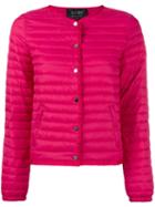 Armani Jeans - Padded Jacket - Women - Polyamide/duck Feathers - 38, Pink/purple, Polyamide/duck Feathers