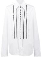 Dolce & Gabbana Panelled Bib Shirt - White