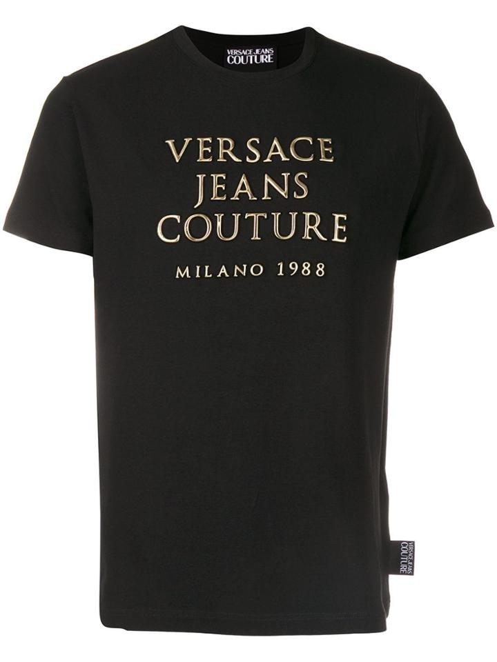 Versace Jeans Couture 3d Monogram T-shirt - Black