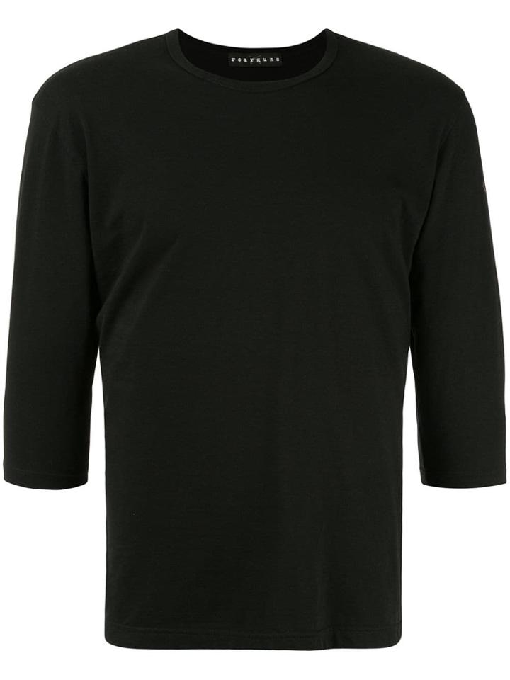 Roarguns Three-quarter Sleeve Top - Black