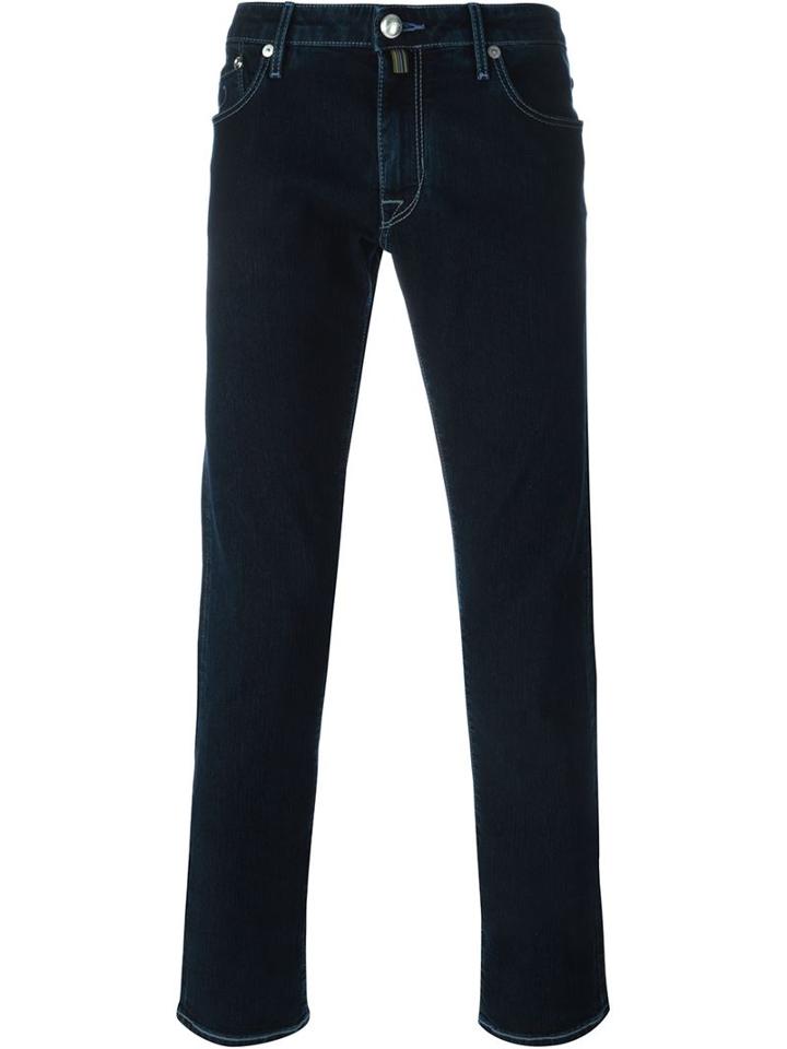 Jacob Cohen Five Pocket Design Jeans, Men's, Size: 34, Blue, Cotton/polyester/spandex/elastane