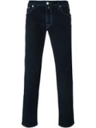 Jacob Cohen Five Pocket Design Jeans, Men's, Size: 34, Blue, Cotton/polyester/spandex/elastane