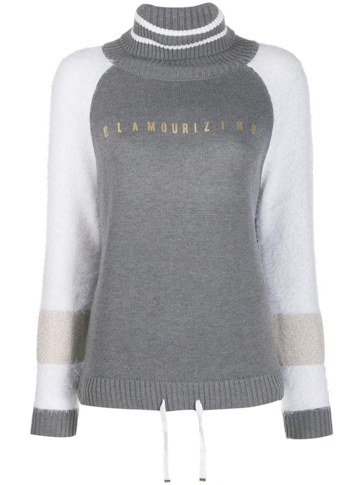 Liu Jo 'glamourising' Roll-neck Jumper - Grey