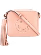 Anya Hindmarch Smiley Crossbody Bag, Women's, Pink/purple, Leather