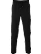 Dolce & Gabbana Piped Track Pants, Men's, Size: 46, Black, Cotton/polyamide/spandex/elastane