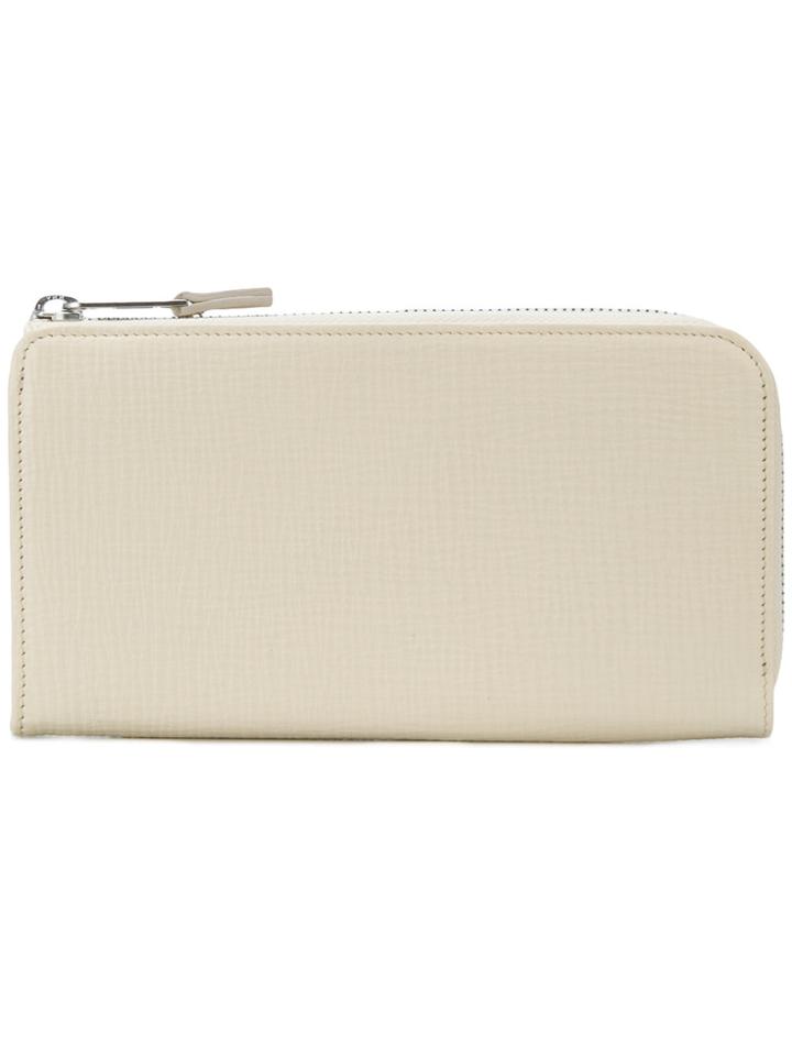 Maison Margiela Long Zipped Contrast Wallet - Nude & Neutrals