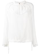 Rag & Bone Peep-hole Blouse - White