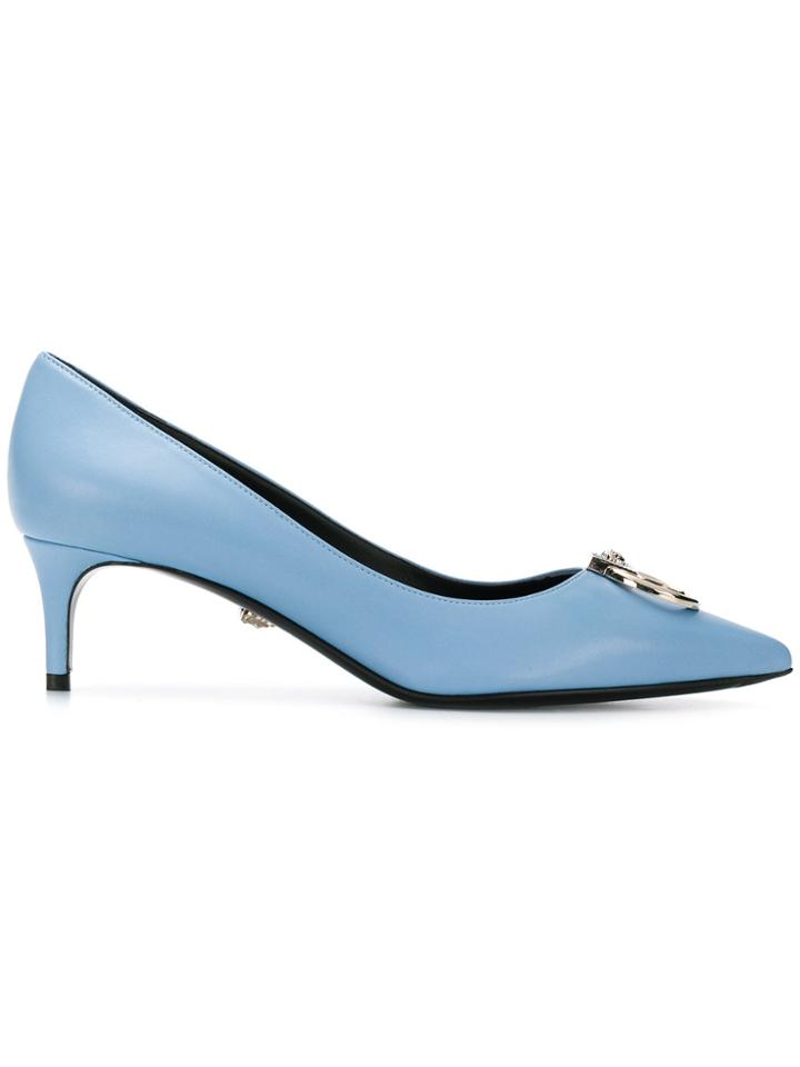 Versace Palazzo Medusa Pumps - Blue