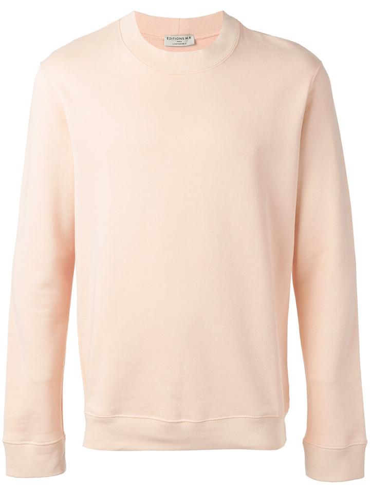 Éditions M.r - Classic Sweatshirt - Men - Cotton - Xl, Pink/purple, Cotton