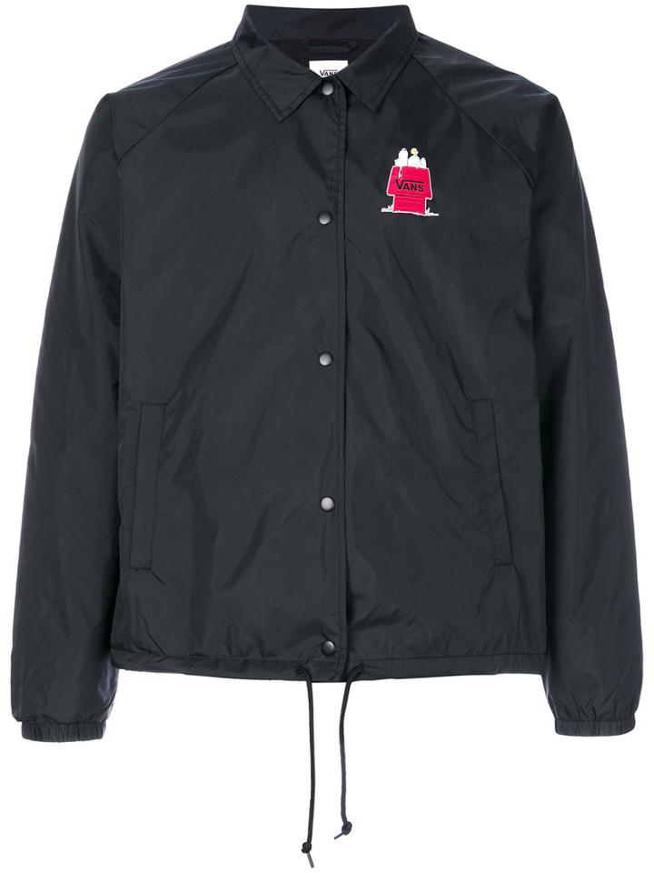 Vans - Snoopy Print Lightweight Jacket - Unisex - Nylon/polyester - Xl, Black, Nylon/polyester