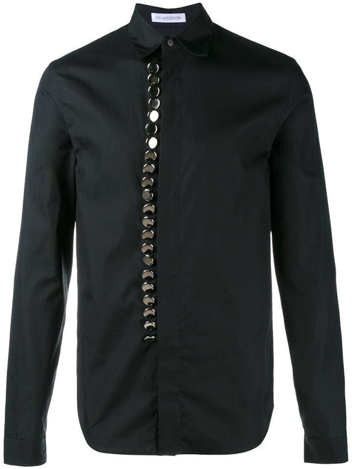 Jw Anderson Studded Detail Shirt - Black