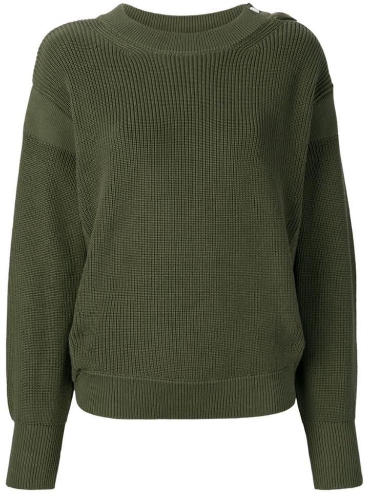 Moncler Long-sleeve Knitted Sweater - Green