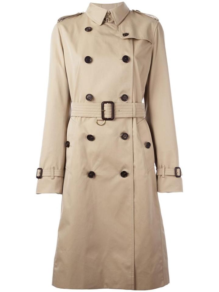 Burberry Classic Trenchcoat, Women's, Size: 12, Nude/neutrals, Viscose/cotton