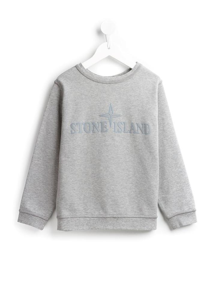 Stone Island Kids Logo Applique Sweatshirt