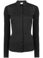 Akris Punto Eyelet Detail Shirt - Black