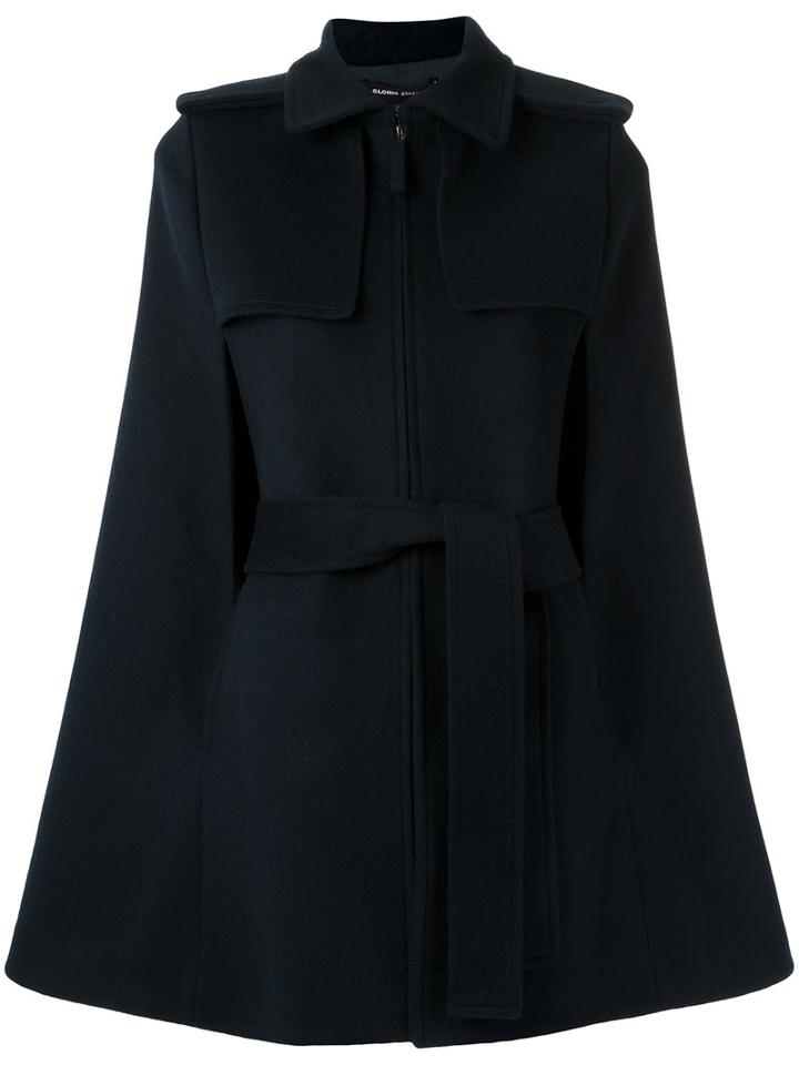 Gloria Coelho Panelled Cape, Women's, Size: G, Black, Wool/polyamide