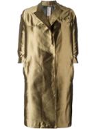 Antonio Marras Oversize Glossy Trench Coat