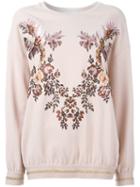 Stella Mccartney Embroidered Floral Front Top
