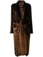Uma Wang Oversized Single-breasted Coat - Brown