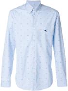 Etro Stitched Vichy Shirt - Blue