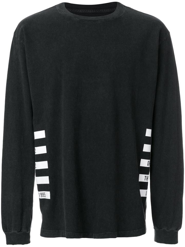 Rta Logo Print Sweatshirt - Black