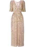 Temperley London Sunrise Jumpsuit - Pink & Purple