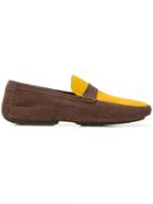 Moreschi Classic Colour-block Loafers - Brown