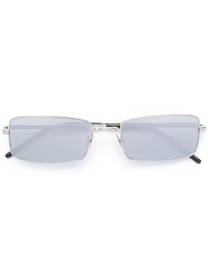 Saint Laurent Eyewear Rectangular Sunglasses - Silver
