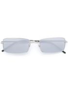 Saint Laurent Eyewear Rectangular Sunglasses - Silver