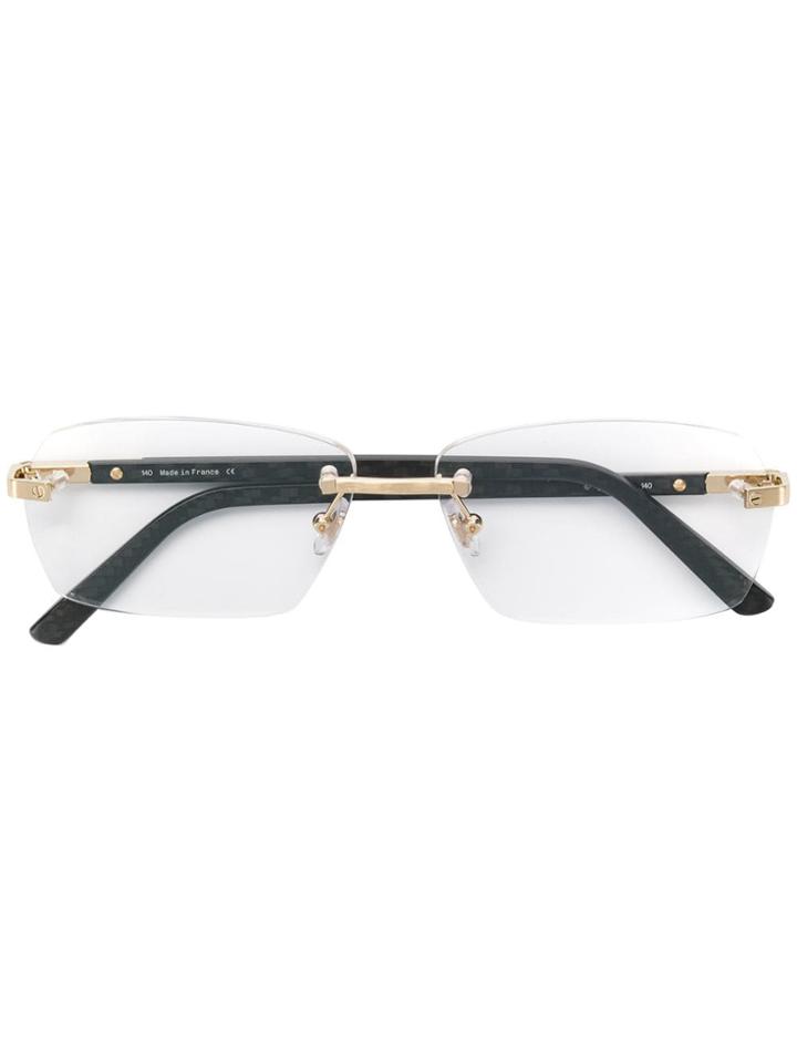 Cartier Santos De Cartier Glasses - Black