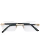 Cartier Santos De Cartier Glasses - Black