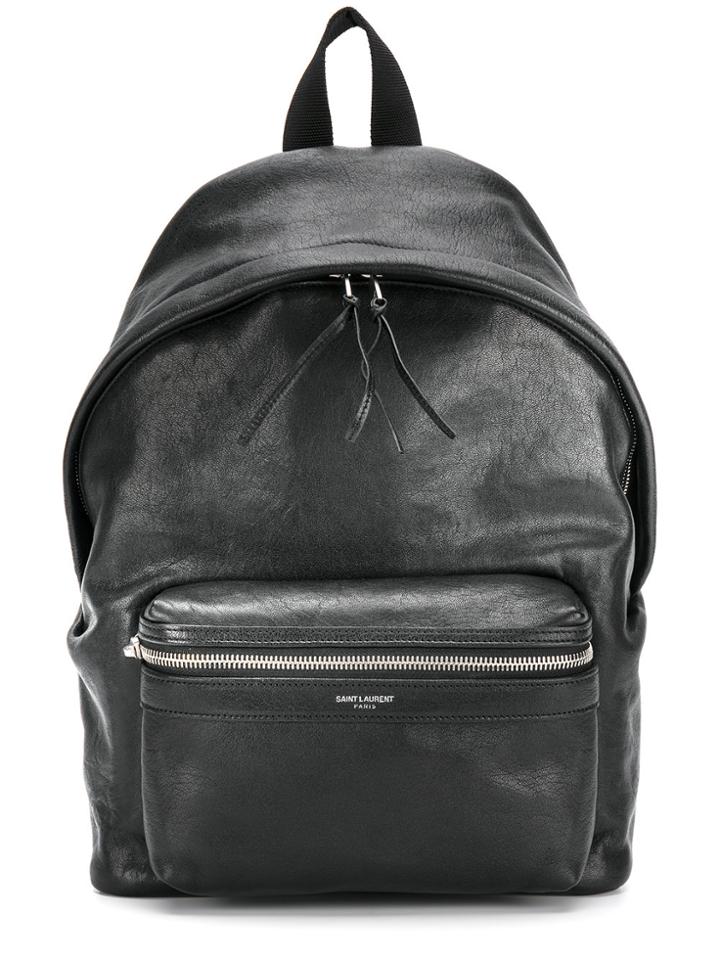 Saint Laurent Mini City Backpack - Black